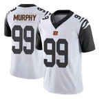 Crovyle C.Bengals #99 Myles Murphy Player White Color Rush Vapor Untouchable Limted Home Game Stitched Jerseys