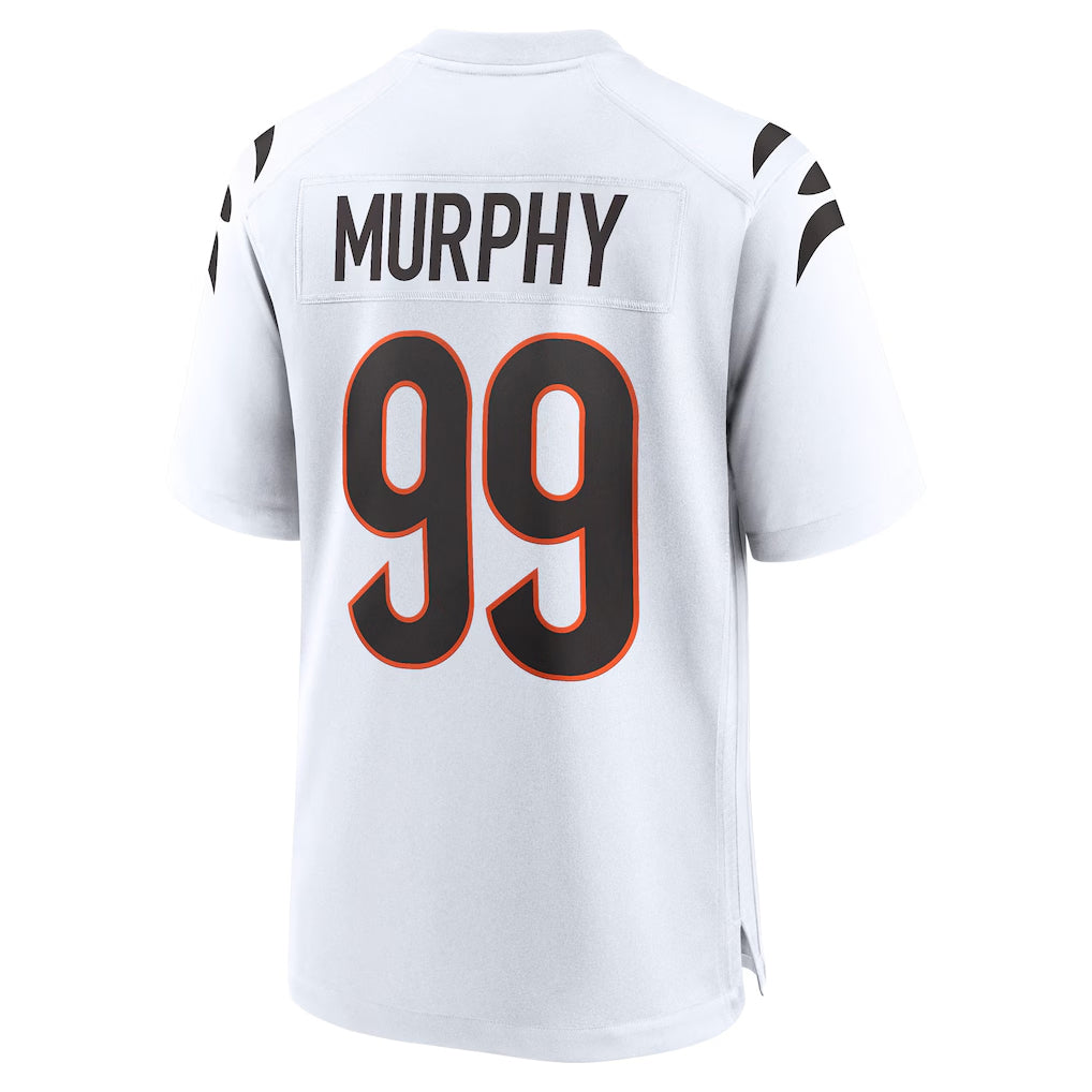 Crovyle C.Bengals #99 Myles Murphy Player White Home Game Stitched Jerseys