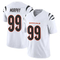Crovyle C.Bengals #99 Myles Murphy Player White Vapor F.U.S.E. Limited Home Game Stitched Jerseys