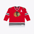 Crovyle C.Blackhawks Bobby Hull Mitchell & Ness Red 1966 Power Play Jerseys