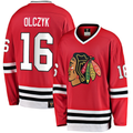 Crovyle C.Blackhawks #16 Eddie Olczyk Red Premier Breakaway Retired Player Jerseys