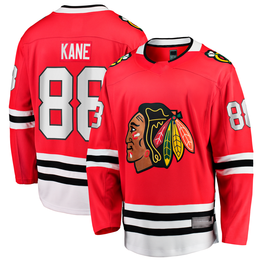 Crovyle C.Blackhawks #88 Patrick Kane Red Home Breakaway Jerseys