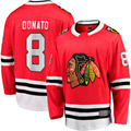 Crovyle C.Blackhawks #8 Ryan Donato Red Home Breakaway Jerseys
