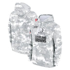 Crovyle C.Browns Arctic Camo Salute to Service Hoodies Limited Game Blank Player Stitched Jerseys