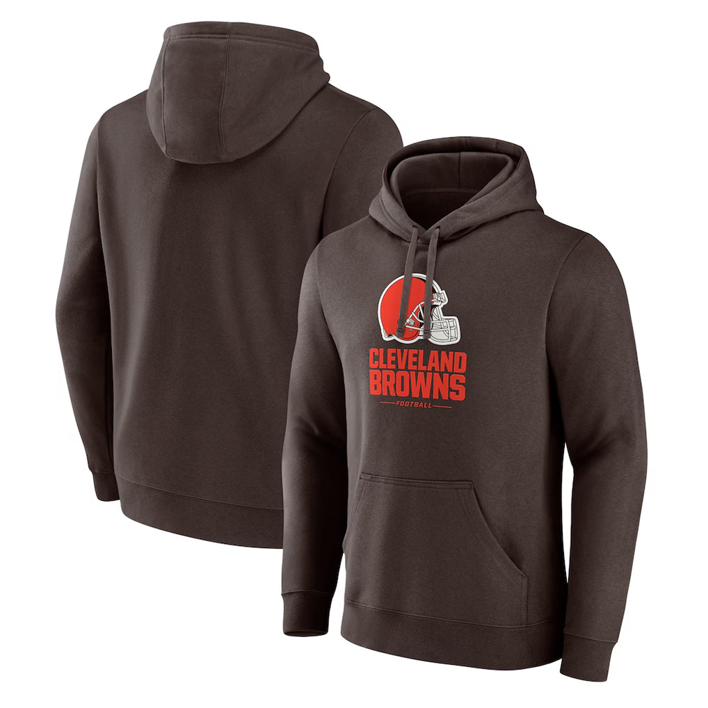 Crovyle C.Browns Brown Primetime Lockup Pullover Hoodie Blank Player Stitched Jerseys