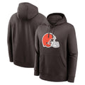 Crovyle C.Browns Brown Primetime Logo Hoodie Blank Player Limited Stitched Jerseys