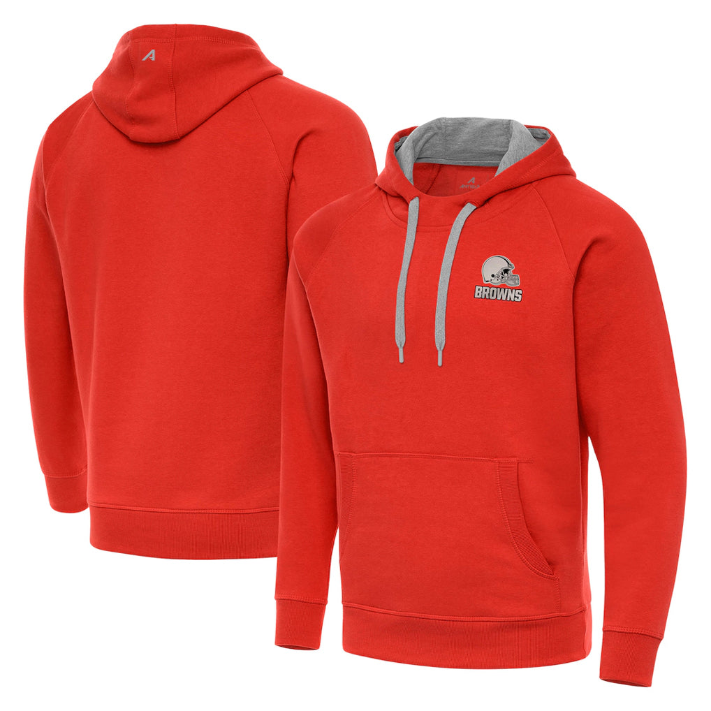 Crovyle C.Browns Orange Brushed Carbon Pullover Hoodie Blank Player Limited Stitched Jerseys