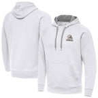 Crovyle C.Browns White Brushed Carbon Pullover Hoodie Blank Player Limited Stitched Jerseys