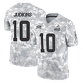 Crovyle C.Browns #10 Quinshon Judkins Player Arctic Camo Salute to Service Limited Home Game Stitched Jerseys