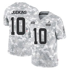 Crovyle C.Browns #10 Quinshon Judkins Player Arctic Camo Salute to Service Limited Home Game Stitched Jerseys