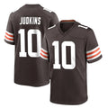 Crovyle C.Browns #10 Quinshon Judkins Player Brown Home Game Stitched Jerseys