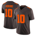 Crovyle C.Browns #10 Quinshon Judkins Player Brown Limited Vapor F.U.S.E. Alternate Game Stitched Jerseys