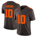 Crovyle C.Browns #10 Quinshon Judkins Player Brown Limited Vapor F.U.S.E. Alternate Game Stitched Jerseys