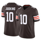 Crovyle C.Browns #10 Quinshon Judkins Player Brown Vapor F.U.S.E. Limited Home Game Stitched Jerseys