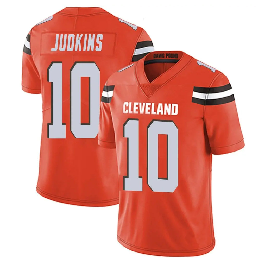 Crovyle C.Browns #10 Quinshon Judkins Player Orange Alternate Vapor Untouchable Limited Home Game Stitched Jerseys