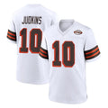 Crovyle C.Browns #10 Quinshon Judkins Player White Alternate Home Game Stitched Jerseys