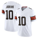 Crovyle C.Browns #10 Quinshon Judkins Player White Vapor F.U.S.E. Limited Home Game Stitched Jerseys