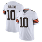 Crovyle C.Browns #10 Quinshon Judkins Player White Vapor Untouchable Limited Home Game Stitched Jerseys