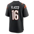 Crovyle C.Bengals #16 Bengals Joe Flacco Black Team Game Stitched Jerseys