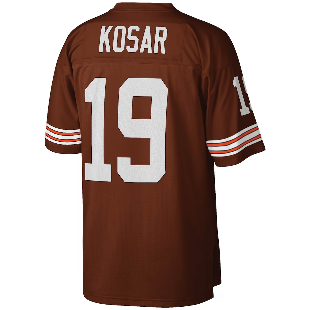 Crovyle C.Browns #19 Bernie Kosar Mitchell & Ness Brown Legacy Replica Jersey
