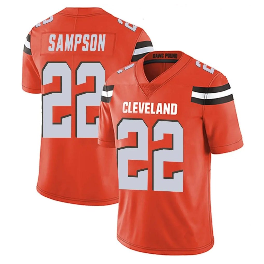 Crovyle C.Browns #22 Dylan Sampson Player Orange Alternate Vapor Untouchable Limited Home Game Stitched Jerseys