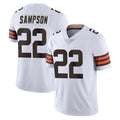 Crovyle C.Browns #22 Dylan Sampson Player White Vapor Untouchable Limited Home Game Stitched Jerseys
