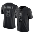 Crovyle C.Browns #2 Shedeur Sanders Player Black Reflective Home Game Stitched Jerseys