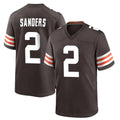 Crovyle C.Browns #2 Shedeur Sanders Player Brown Home Game Stitched Jerseys