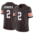 Crovyle C.Browns #2 Shedeur Sanders Player Brown Vapor F.U.S.E. Limited Home Game Stitched Jerseys