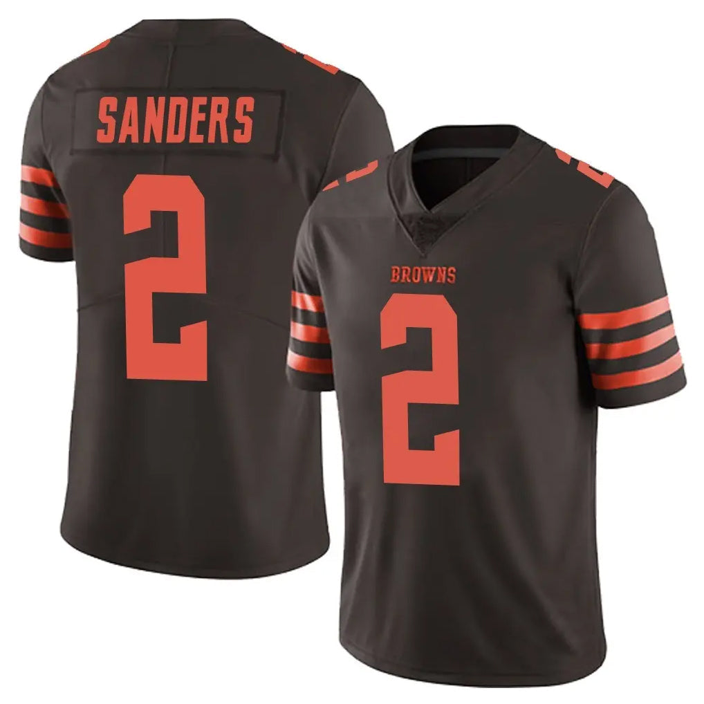 Crovyle C.Browns #2 Shedeur Sanders Player Browns Color Rush Limited Home Game Stitched Jerseys