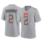 Crovyle C.Browns #2 Shedeur Sanders Player Gray Atmosphere Fashion Game Stitched Jerseys