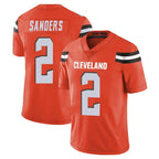 Crovyle C.Browns #2 Shedeur Sanders Player Orange Alternate Vapor Untouchable Limited Home Game Stitched Jerseys