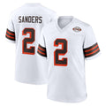 Crovyle C.Browns #2 Shedeur Sanders Player White Alternate Home Game Stitched Jerseys