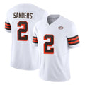 Crovyle C.Browns #2 Shedeur Sanders Player White Limited Vapor F.U.S.E. Alternate Game Stitched Jerseys