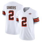 Crovyle C.Browns #2 Shedeur Sanders Player White Limited Vapor F.U.S.E. Alternate Game Stitched Jerseys