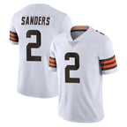Crovyle C.Browns #2 Shedeur Sanders Player White Vapor Untouchable Limited Home Game Stitched Jerseys