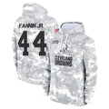 Crovyle C.Browns #44 Harold Fannin Jr. Player Arctic Camo Salute to Service Hoodies Limited Game Stitched Jerseys