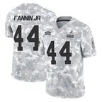 Crovyle C.Browns #44 Harold Fannin Jr. Player Arctic Camo Salute to Service Limited Home Game Stitched Jerseys
