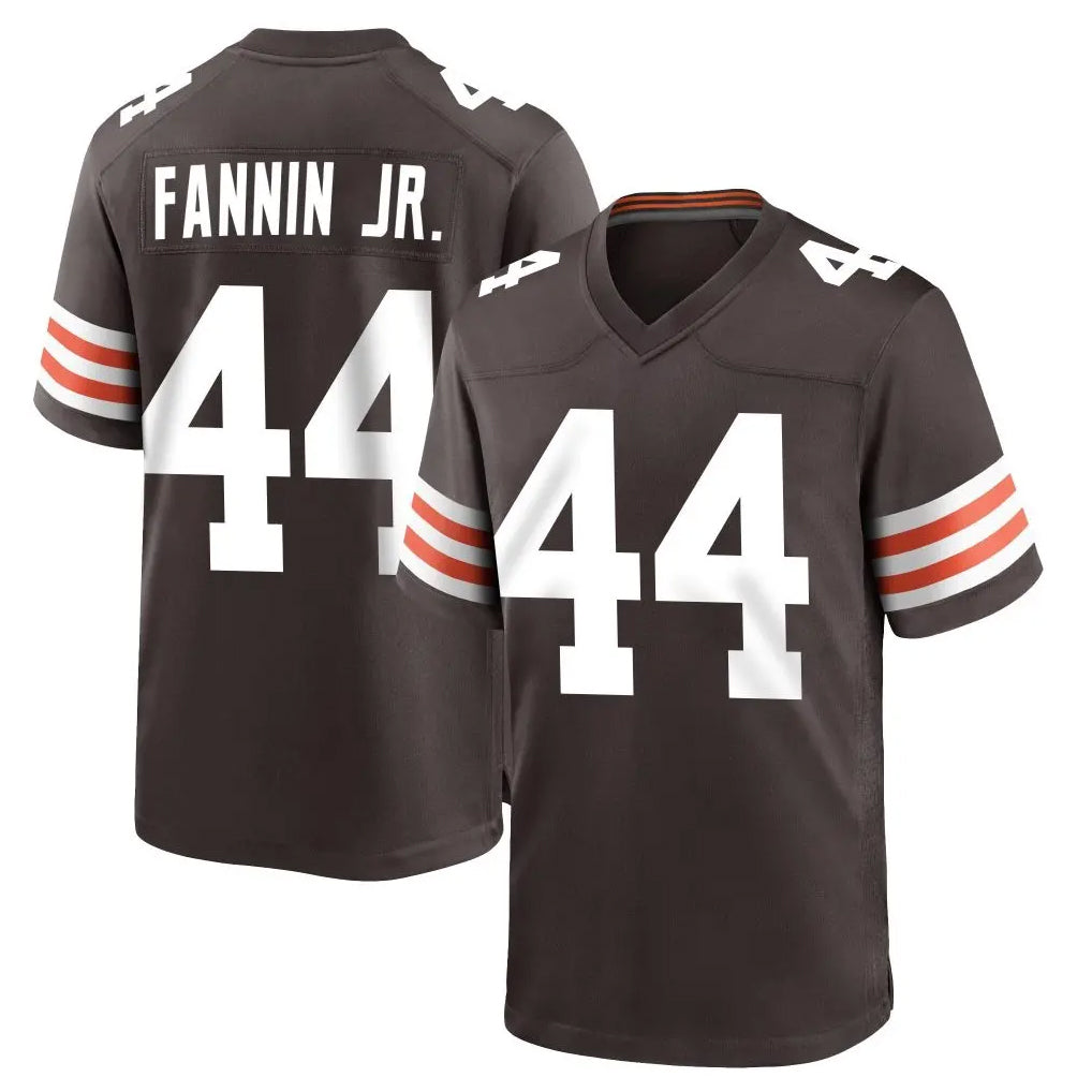 Crovyle C.Browns #44 Harold Fannin Jr. Player Brown Home Game Stitched Jerseys