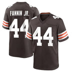 Crovyle C.Browns #44 Harold Fannin Jr. Player Brown Home Game Stitched Jerseys