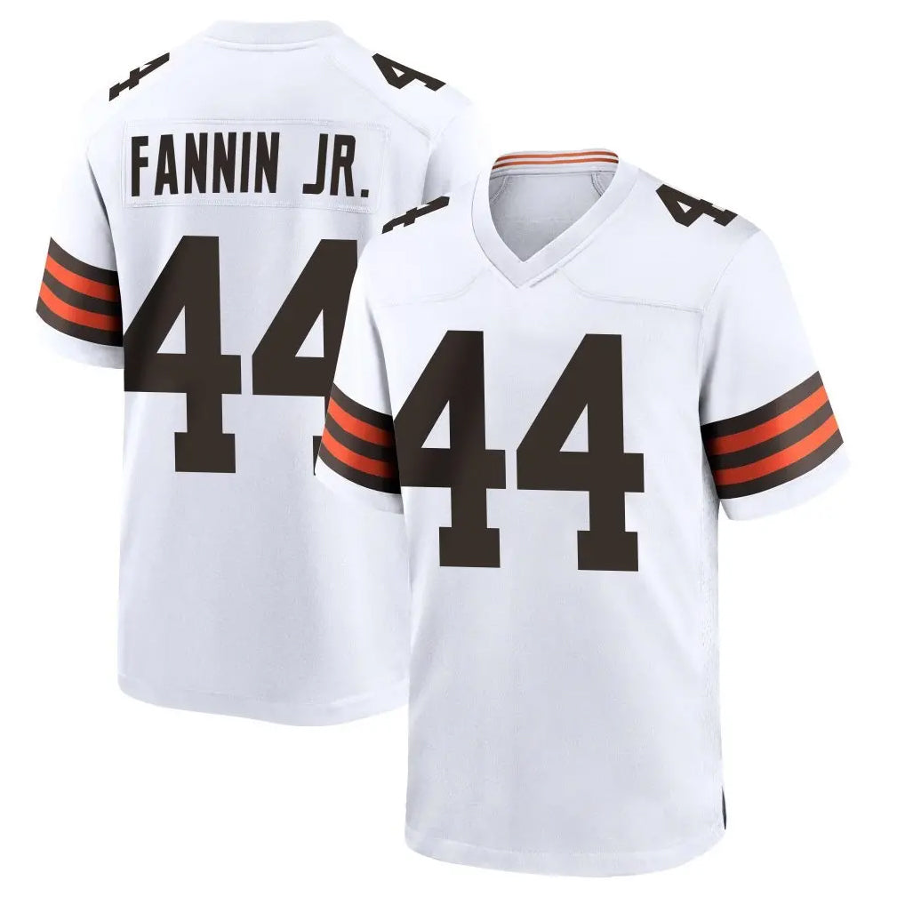 Crovyle C.Browns #44 Harold Fannin Jr. Player White Home Game Stitched Jerseys