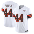 Crovyle C.Browns #44 Harold Fannin Jr. Player White Limited Vapor F.U.S.E. Alternate Game Stitched Jerseys