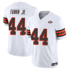 Crovyle C.Browns #44 Harold Fannin Jr. Player White Limited Vapor F.U.S.E. Alternate Game Stitched Jerseys