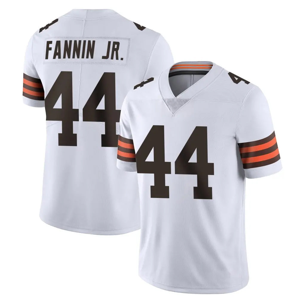 Crovyle C.Browns #44 Harold Fannin Jr. Player White Vapor Untouchable Limited Home Game Stitched Jerseys