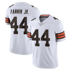 Crovyle C.Browns #44 Harold Fannin Jr. Player White Vapor Untouchable Limited Home Game Stitched Jerseys
