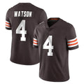 Crovyle C.Browns #4 Deshaun Watson Player Brown Color Vapor Untouchable Limited Home Game Stitched Jerseys