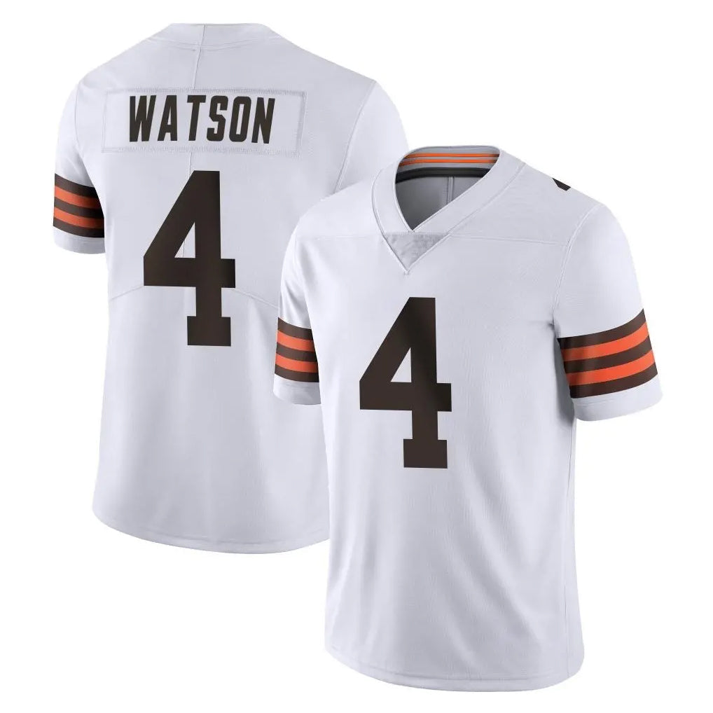 Crovyle C.Browns #4 Deshaun Watson Player White Vapor Untouchable Limited Home Game Stitched Jerseys