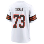Crovyle C.Browns #73 Joe Thomas Player White Alternate Home Game Stitched Jerseys