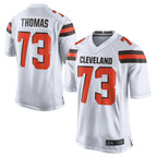 Crovyle C.Browns #73 Joe Thomas Player White Limited Home Game Stitched Jerseys