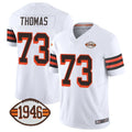 Crovyle C.Browns #73 Joe Thomas Player White Limited Vapor F.U.S.E. Alternate Game Stitched Jerseys
